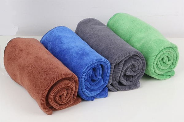 不同顏色保潔毛巾